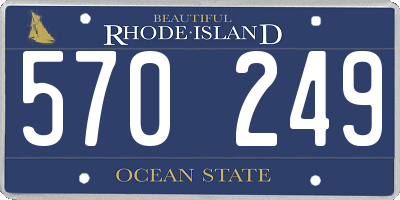 RI license plate 570249