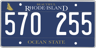 RI license plate 570255