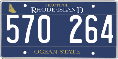 RI license plate 570264