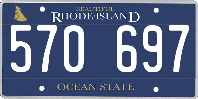RI license plate 570697