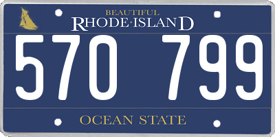 RI license plate 570799