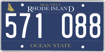 RI license plate 571088