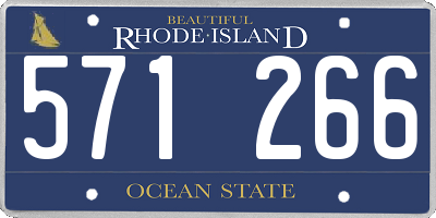 RI license plate 571266