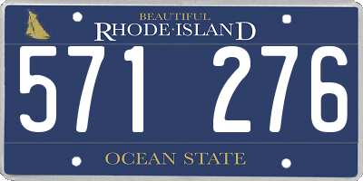 RI license plate 571276
