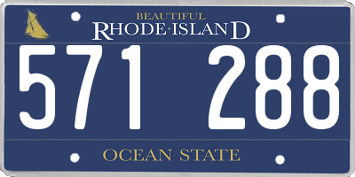 RI license plate 571288