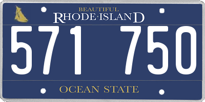 RI license plate 571750