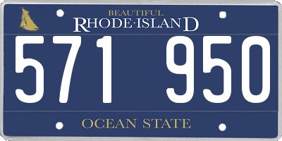 RI license plate 571950