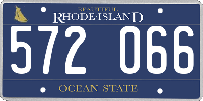 RI license plate 572066