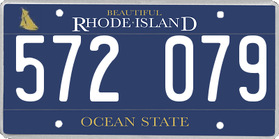 RI license plate 572079