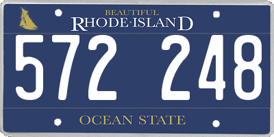 RI license plate 572248