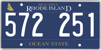 RI license plate 572251