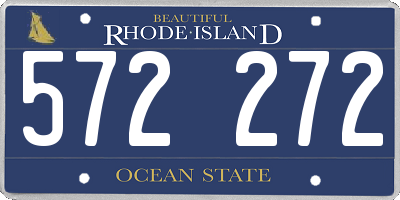 RI license plate 572272
