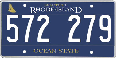 RI license plate 572279
