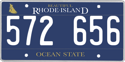 RI license plate 572656
