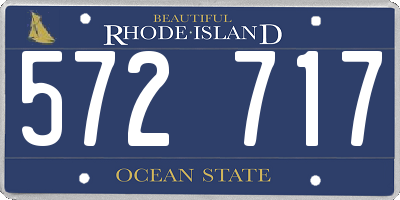 RI license plate 572717