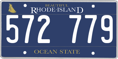 RI license plate 572779