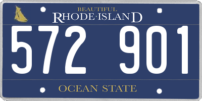 RI license plate 572901