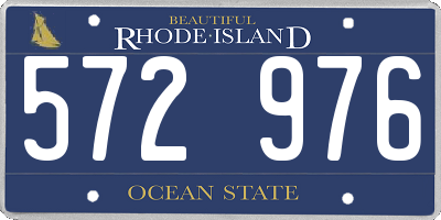 RI license plate 572976
