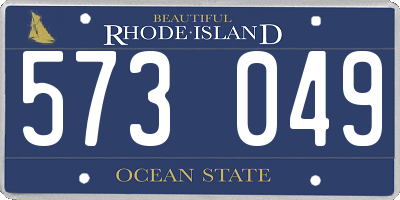 RI license plate 573049