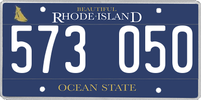 RI license plate 573050