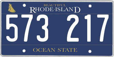 RI license plate 573217