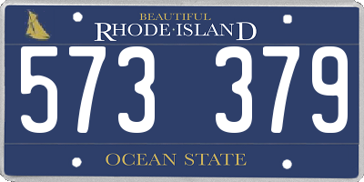 RI license plate 573379