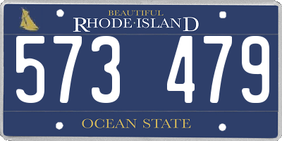 RI license plate 573479
