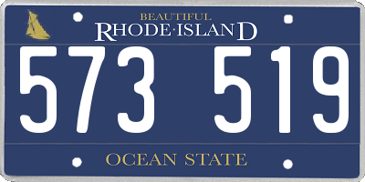 RI license plate 573519