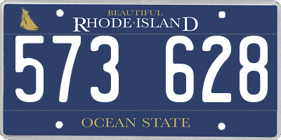 RI license plate 573628