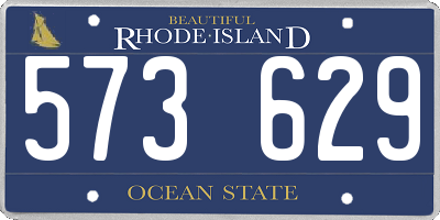 RI license plate 573629