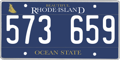RI license plate 573659