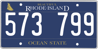 RI license plate 573799