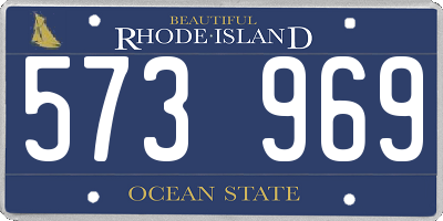 RI license plate 573969