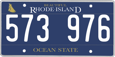 RI license plate 573976