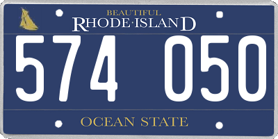 RI license plate 574050