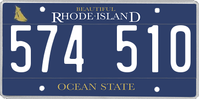 RI license plate 574510