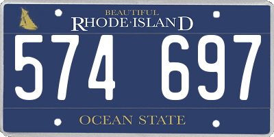 RI license plate 574697