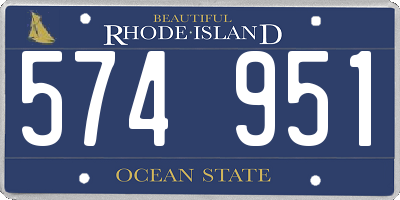 RI license plate 574951