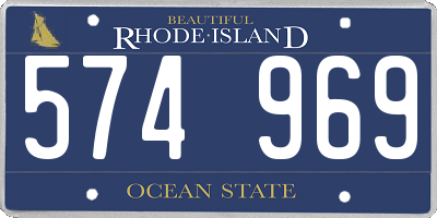 RI license plate 574969