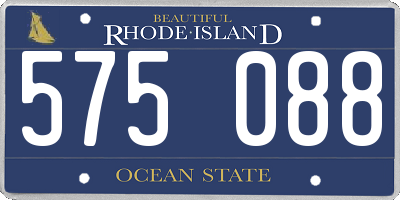 RI license plate 575088