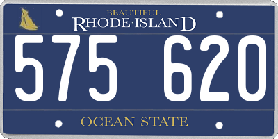 RI license plate 575620