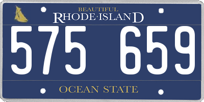 RI license plate 575659
