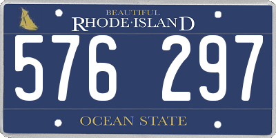 RI license plate 576297