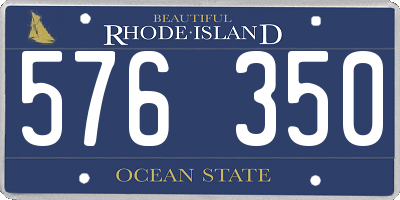 RI license plate 576350