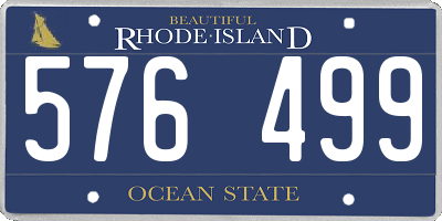 RI license plate 576499