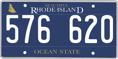 RI license plate 576620