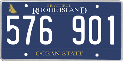 RI license plate 576901