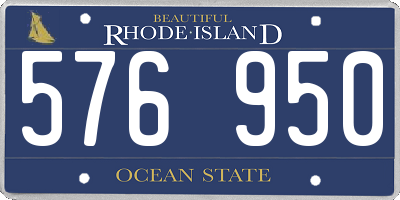 RI license plate 576950