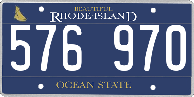 RI license plate 576970