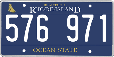 RI license plate 576971
